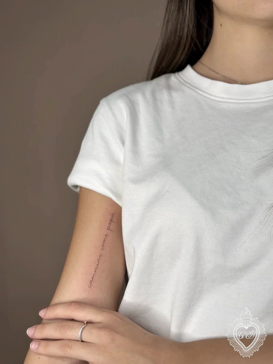 Tatuaggio Fine Line 92 di Chantal Bortolussi