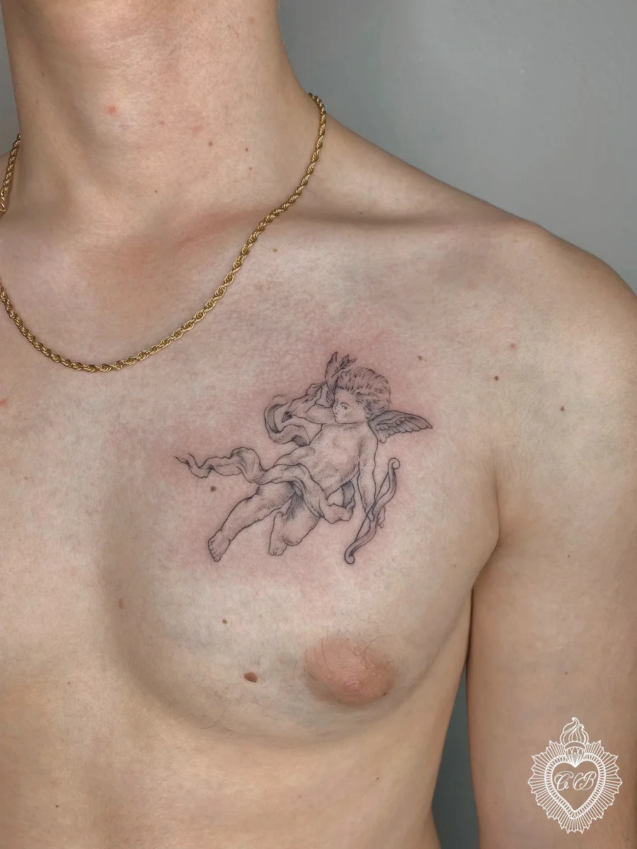 Tatuaggio Fine Line 1 di Chantal Bortolussi