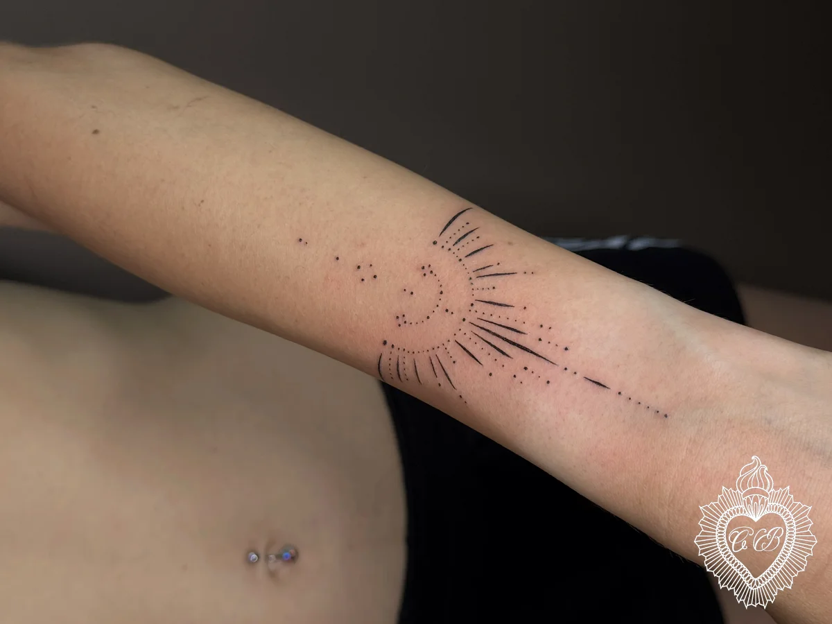 Tatuaggio Fine Line 56 di Chantal Bortolussi