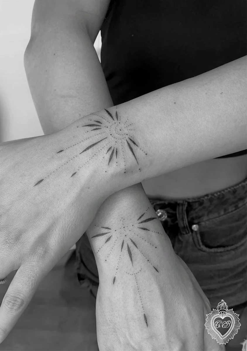 Tatuaggio Fine Line 58 di Chantal Bortolussi