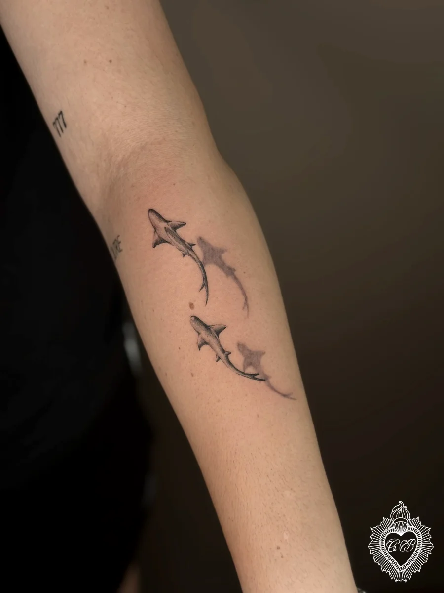 Tatuaggio Fine Line 64 di Chantal Bortolussi