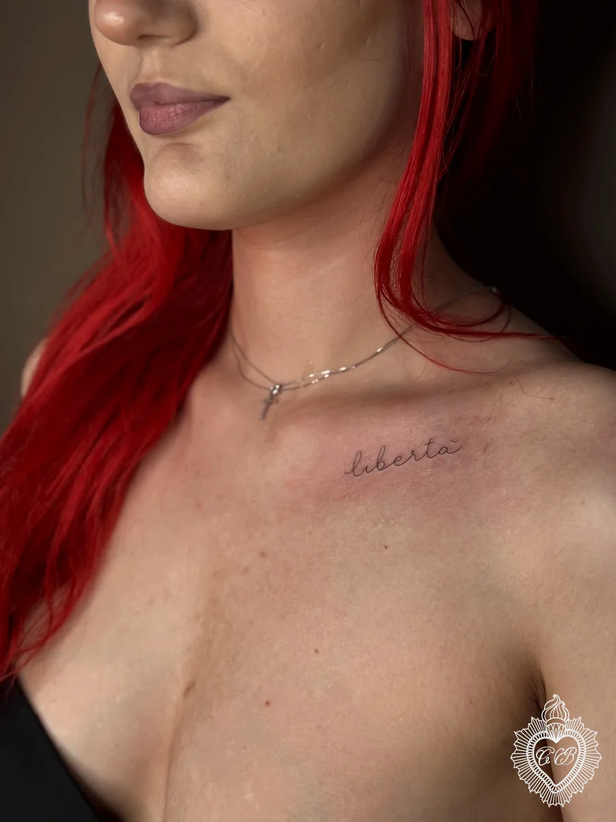 Tatuaggio Fine Line 72 di Chantal Bortolussi